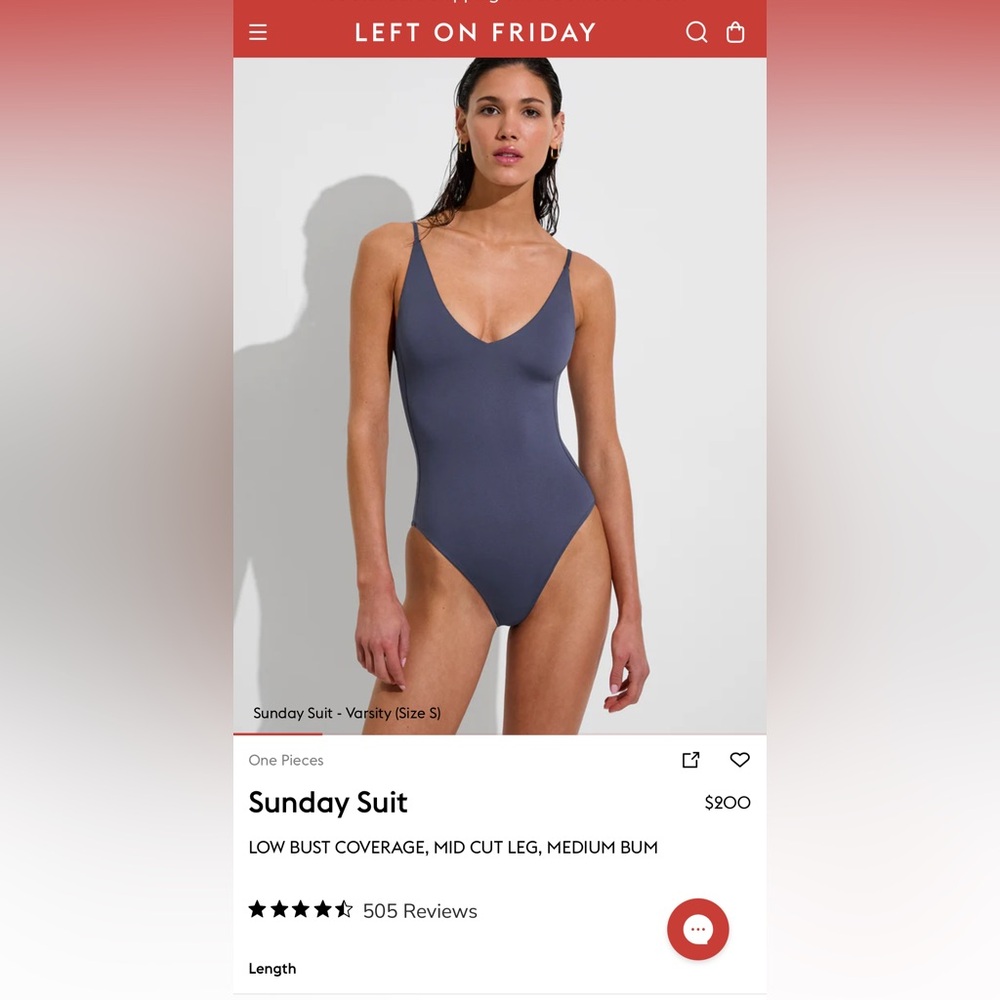 Left on Friday Women's Blue One-Piece Swimsuit